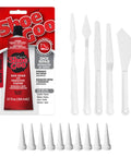 Black Shoe Repair Adhesive Bundle With Snip Tip Applicators And Plastic Spreader Tools For Quick Strong Sole And Heel Repairs On Any Shoe 3.7 Fl Oz Ideal For DIY And Pros