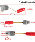 Air Volume Control Replacement For Deep Well Water Tank System One And A Quarter Inch MNPT Model 148113 dimensions