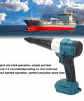 Efficient And Safe Brushless Cordless Rivet Gun 18V Electric Kit With High Capacity Battery For Heavy Duty Fastening Jobs That Hit Hard, teal model