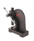Straight Up Heavy Duty 1 Ton Manual Arbor Press For Riveting And Bearing Punching With Rock Solid Carbon Steel Construction, side view