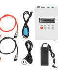 Battery Capacity Tester For Lithium Iron Battery Cells One Channel DC Load Tester With LCD Display Charge Up To 5A Discharge Up To 20A 85W Max Great For Li Ion And LiFePO4 Capacity Tests For DIYers Separate Charge And Discharge Or One Shot Test with cables and power adapter