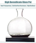 High Borosilicate Glass Pot for Top Shelf Cold Brew Maker With Slow Drip System, ideal for smooth iced coffee.