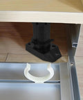 Sturdy Adjustable Cabinet Legs Set Of 4 Heavy Duty Furniture Leveling Feet With Thickened ABS Plastic Easy Install Black under cabinet