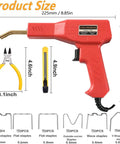 Dope Plastic Welding Kit For Car Bumpers With Six Types And 1050 Staples, ergonomic handle, plier, cutter, staple shapes