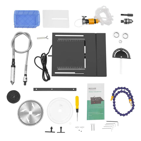 Tabletop Gem Faceting Station Built Tough As Nails Heavy Duty Workhorse tools and components for DIY crafts assembly.