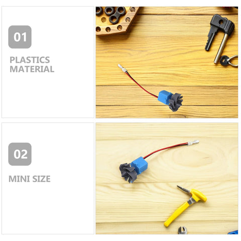 Hands On Water Power Generator Kit For DIY Hydro Electricity Demonstration Mini Hydroelectric Turbine Model on wooden surface