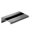 Back Mount Finger Edge Pull 3 Inch Polished Chrome Cabinet And Drawer Handle For Furniture Sleek Modern Upgrade