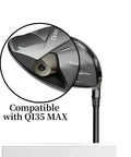 Game Changing Heavy Tungsten Driver Weights For Taylor Made Qi35 Max Golf Clubs shown on driver head with M4 pitch installation.