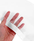Hand holding 100 Count White Self Adhesive Packing List Envelopes With Large Capacity For Mailing And Packing Documents Versatile Shipping