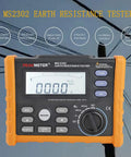 Digital Earth Ground Resistance Tester With 2 Pole And 3 Pole Modes, High Precision 0 Ohm To 4000 Ohms Insulation Tester