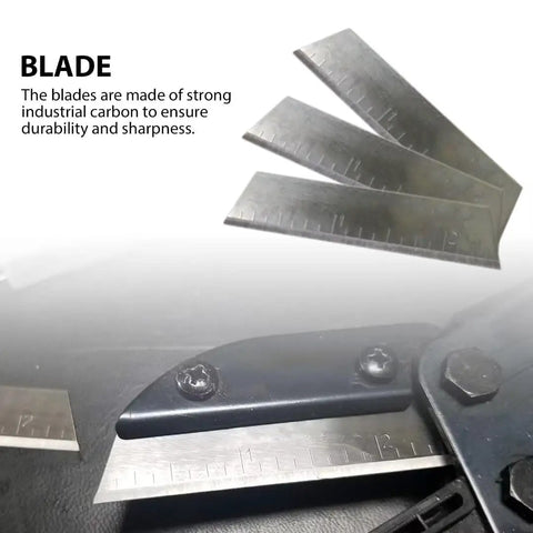 Beefed Up Ten Pack Replacement Knife Blades Kit For Handi Cut 37300 37310 37252 Stainless Steel Blades With Storage Box Fits Accu Cut 37310 And Handi Cut 37300 Pro Grade High Quality Steel, stainless steel blades on cutter