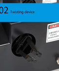 Heavy Duty Auto Wire Twisting Machine For Cable Splitting And Stripping, close-up of twisting device component.