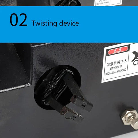 Heavy Duty Auto Wire Twisting Machine For Cable Splitting And Stripping, close-up of twisting device component.