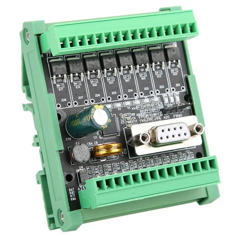 Programmable PLC Controller For Industrial Automation With 12 Input Points And 8 Transistor Outputs, Optional Analog Input 0 To 10 Volt