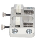 Heavy Duty Soldering Station Wire Clamp Made From 6061 Aluminum Welding Vice for PCB clamping and electronic repairs, featuring ceramic jaws.