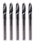 Five Amazon solid carbide spotting drill set, 1/4" shank, AlTiN-coated, 2-flute, 90° tip, 2-1/2" overall length