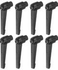 8 Piece Adjustable Clamping Lever Handles Set With M8 Female Thread Knobs Rotating Screw Locking Quick Release Ratchet Push Button Handle