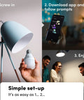Simple setup guide for WiFi Color Changing A19 Smart LED Bulb Pack Dope Bright 800 Lumens, No Hub Needed, Billions of Colors