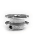 Heavy Duty 2 Inch V Groove Drive Pulley With One Half Inch Bore Z3A Zinc Alloy Die Cast For 4L A Belts 34 Degree Groove Durable Component