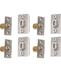 Adjustable Solid Brass Door Ball Catch Set For Cabinets And Closets 4 Piece Durable Hardware Kit with rust-resistant finish