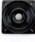 Top view of 2 Pack Beefed-Up Heavy Duty 6.15 Inch Bar Stool Swivel Plate Replacement with solid ring of ball bearings.