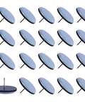 Silent Chair Leg Glides 20 Pack Reusable Floor Protection Pads nail-on design with round heads