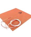 Beefed Up Silicone Heated Bed Mat For 3D Printers 120V 750W With NTC 100K Thermistor No Hole 300x300mm 12x12 In