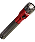 Ds Led Stinger Lite Flashlight Red With C4 LED Tech 160 Lumen Power Shockproof Durability shown in angled view.