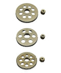 Beefy Metal Chainsaw Gear For 4 To 8 Inch Saws, Smooth Power Transmission Replacement Part For Cordless Electric Chainsaws And Battery Tools, Perfect For Pruning, Firewood, And DIY Landscaping Pros. Metal drive gears shown in three sizes with matching pinions