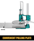 Upgrade Your Holiday Cooking Game With This No Sweat Manual Pizza Dough Press Machine heavy duty design with stainless steel components.
