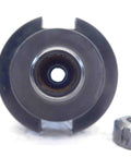 Front view of ER16 Collet Chuck Tool Holder With Four And Three Quarter Inch Projection showing bore and collet nut