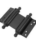 Stainless Steel Self Closing Door Hinges Black Double Action Spring Hinges Both Directions Opening Heavy Duty Polished Finish Cafe Saloon Bar Counter Pub Swing Doors