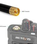 Dual Band VHF UHF Antenna For Handheld Radios SMA Female Short 5 cm Compact Antenna With 2.15dB And 3.0dB Gains VSWR Under 1.5 5 Pack Fits RA79