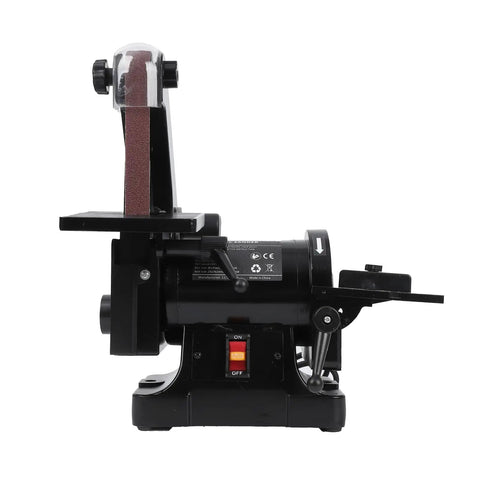 30 Inch Belt Sander With 5 Inch Disc For Woodworking, Heavy Duty Bench Power Tool With Adjustable Table, Quick Belt Swap Setup, Comes With Assorted Grit Papers, A Rock Solid Workhorse That Saves You Major Elbow Grease Daily