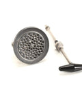 Genuine Oem Rear Outlet Drain Ball Valve For Commercial Dishwashers Heavy Duty Stainless Steel Replacement Parts 26985 with perforated design.