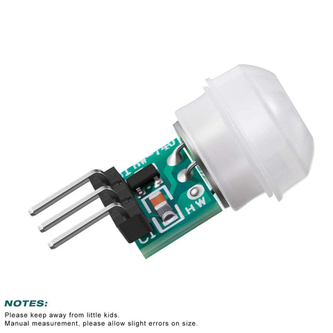 AM312 PIR Sensor Module 10 Pack Mini Pyroelectric Infrared Motion Detector For DIY Electronics 2 7V To 12V High Sensitivity Auto Trigger Slick For Smart Projects shown.