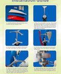 Installation guide for Portable Wind Generator Kit With Charge Controller 48V Helix Design For Home Marine And Industrial Use.
