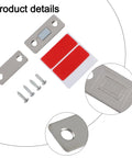 2 Pack Magnetic Cabinet Latches Set Strong Door Catch for Wardrobe Cupboard Drawers Dresser Easy Install Metal Magnet