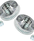 Front Wheel Hub Assembly Pair For Volkswagen 1998 Through 2010 Beetle Golf Jetta And TT Quattro Driver And Passenger Side Hubs Drop In Replacement Replaces 1J0407613G 930 800