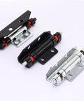 Heavy Duty Stainless Steel Door Hinges for Distribution Boxes and Switchgear Rust Proof Industrial Grade Hardware, three hinge designs.