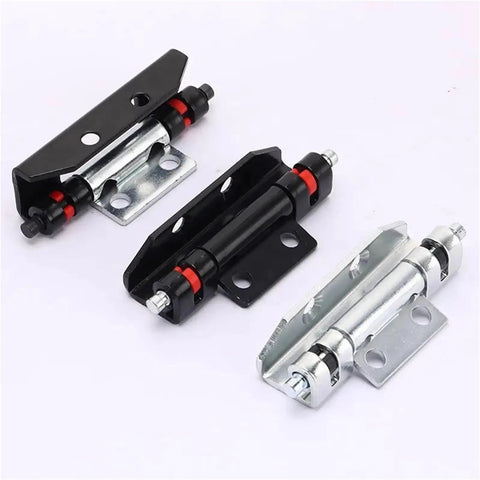 Heavy Duty Stainless Steel Door Hinges for Distribution Boxes and Switchgear Rust Proof Industrial Grade Hardware, three hinge designs.