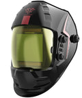 Auto Darkening Welding Helmet With Beefy 3.94 X 3.66 Inches Viewing Window True Color Optics Solar Powered, side view