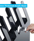 4mm thickened acrylic sheet measurement of Heavy Duty Clear Acrylic Coffee Station Organizer And Coffee Bar Condiment Holder Bin.