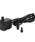 Compact Submersible Water Pump For Fountains Ponds And Birdbaths 119 GPH 40 Inch Lift Quiet Operation Energy Saving Black