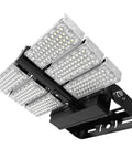 Built Tough Led Outdoor Floodlight Workhorse For Job Site Construction And Yard Work Lighting 1500W Weather Resistant Search Lamp with multiple LED panels.