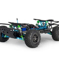 Aluminum Front And Rear Shock Absorbers For 1 To 10 Slash 4x4 2WD Rustler VXL Stampede RC Car Upgrade Parts Green on RC chassis