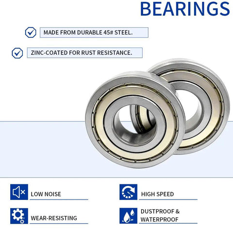 Washer Seal Bearing Kit For Samsung Replacement DC62-00156A 6601-002632 Compatible With WF431ABP stainless steel bearings