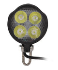 Bright LED Headlight For Electric Bikes And Scooters With Built In Horn Four LED Front Lights For Night Riding Waterproof Front Lamp