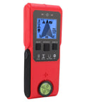 FTVOGUE Wall Stud Finder with Metal Wood AC Wire Detection, Handheld in red, featuring a digital display and button controls.