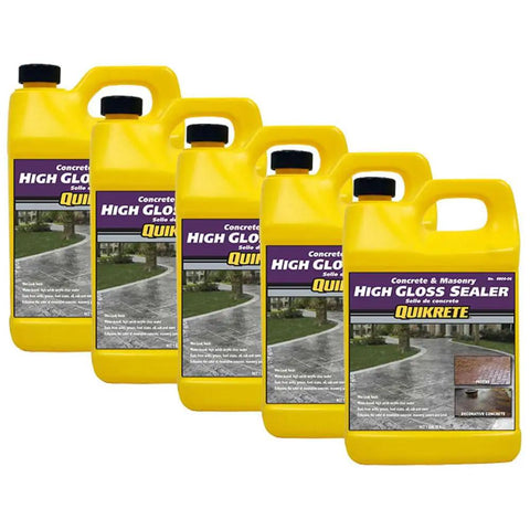 Kickass High Gloss Concrete And Masonry Sealer Offering A Bold Wet Look Finish Pack Of Five Gallons Bottles